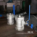 1-Piece NPT Stainless Steel 316 Ball Valve with Handle